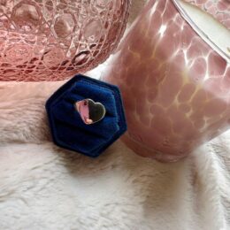 Anello Chevalier Cuore in Arg.925 Mignolo