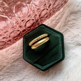 Anello Doppia Fascia Arg.925