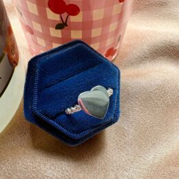 Anello CuoreLiscio Arg.925