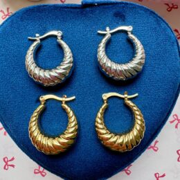 Orecchini Cerchio Conchiglia